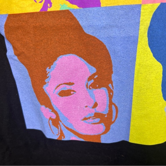 Selena Quintanilla Pop Art Multi Color T-Shirt (UNISEX) - Picture 6 of 10